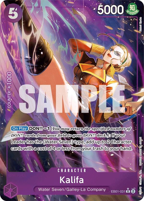 Kalifa EB01-031 (Extra Booster: Memorial Collection)  - Alternate Art Foil | Good Games Morley