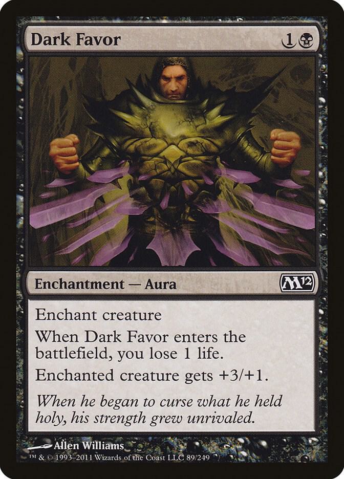 Dark Favor 89/249 (Magic 2012 (M12))  - Foil | Good Games Morley