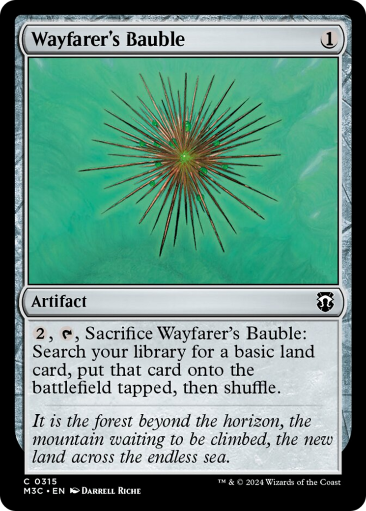 Wayfarer's Bauble (Ripple Foil) [Modern Horizons 3 Commander] | Good Games Morley