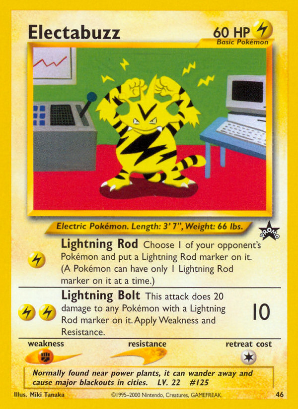 Electabuzz (46) [Wizards of the Coast: Black Star Promos] | Good Games Morley