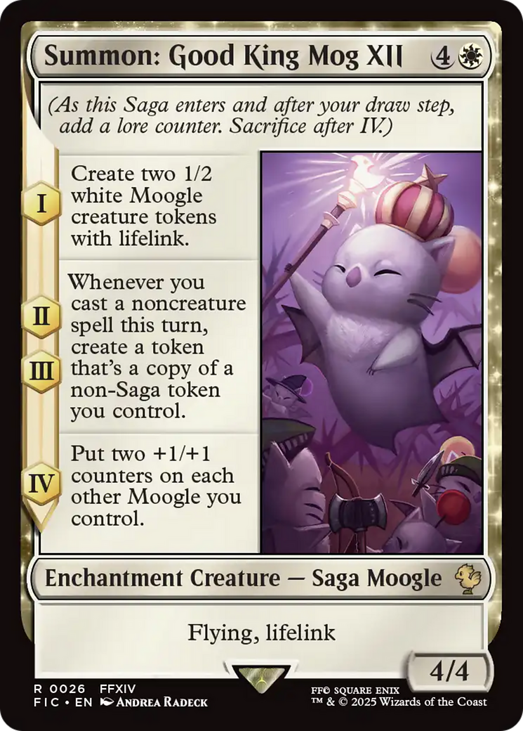 Summon: Good King Mog XII [FINAL FANTASY Commander] | Good Games Morley