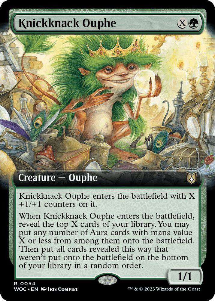 Knickknack Ouphe 54/173 (Commander: Wilds of Eldraine)  - Extended Art | Good Games Morley