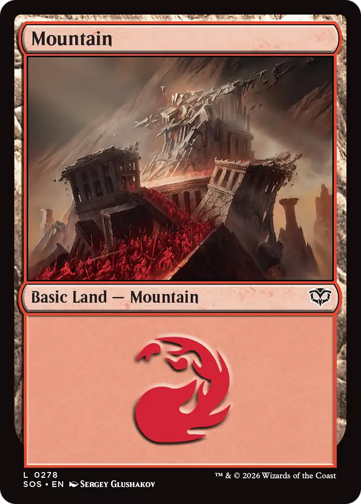 Mountain (0278) [Secrets of Strixhaven] | Good Games Morley