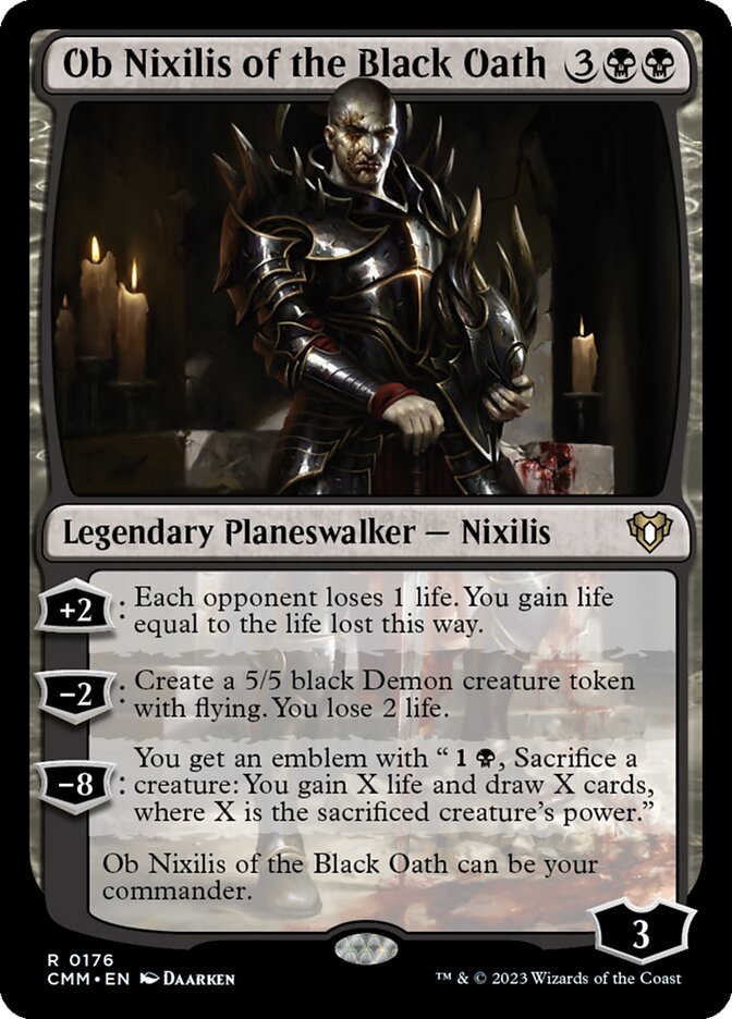 Ob Nixilis of the Black Oath 176/451 (Commander Masters)  | Good Games Morley