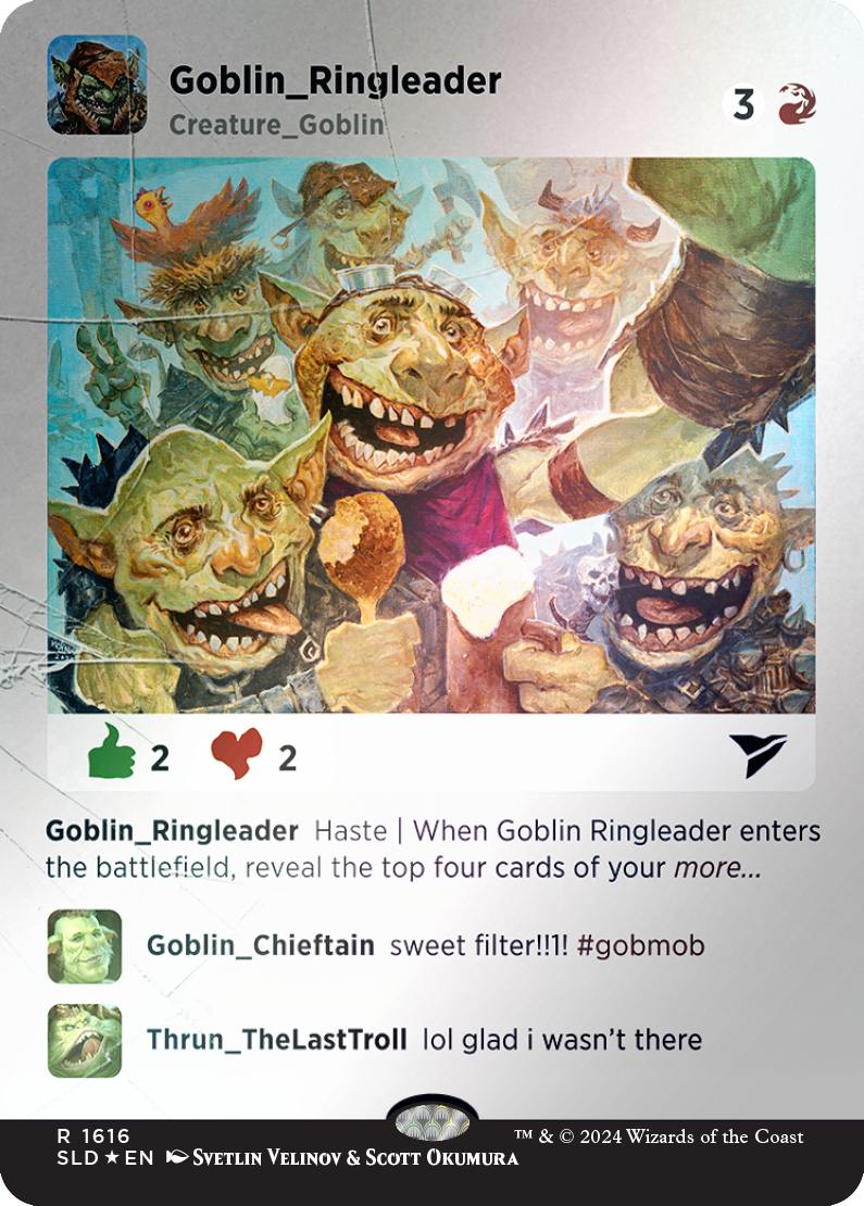 Goblin Ringleader (Rainbow Foil) [Secret Lair Drop Series] | Good Games Morley