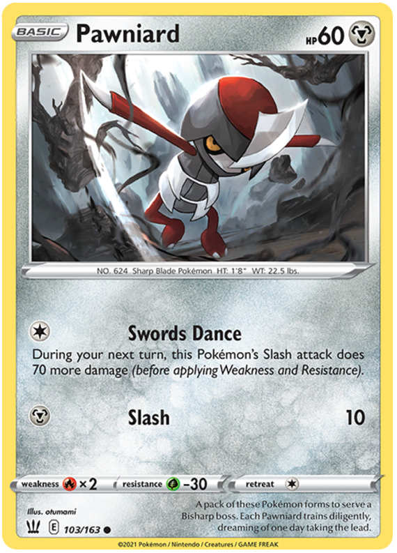 Pawniard (103/163) [Sword & Shield: Battle Styles] | Good Games Morley