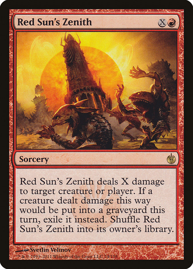 Red Sun's Zenith 74/155 (Mirrodin Besieged)  | Good Games Morley
