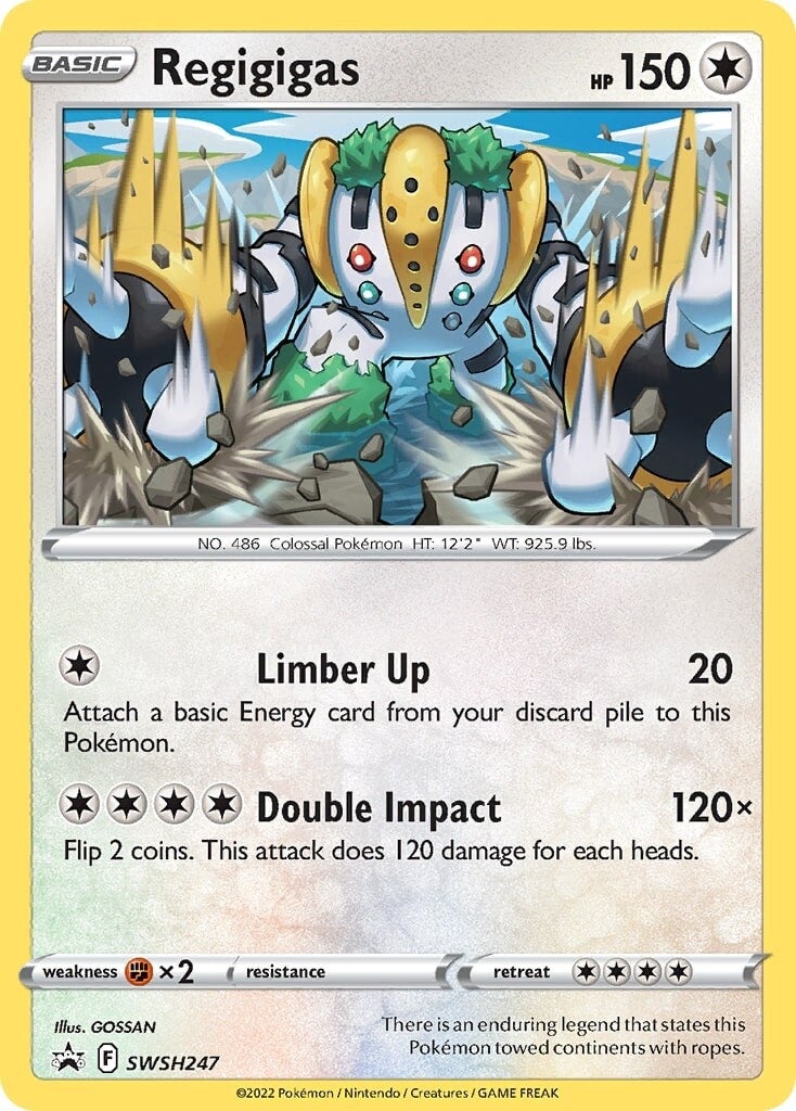 Regigigas (SWSH247) [Sword & Shield: Black Star Promos] | Good Games Morley