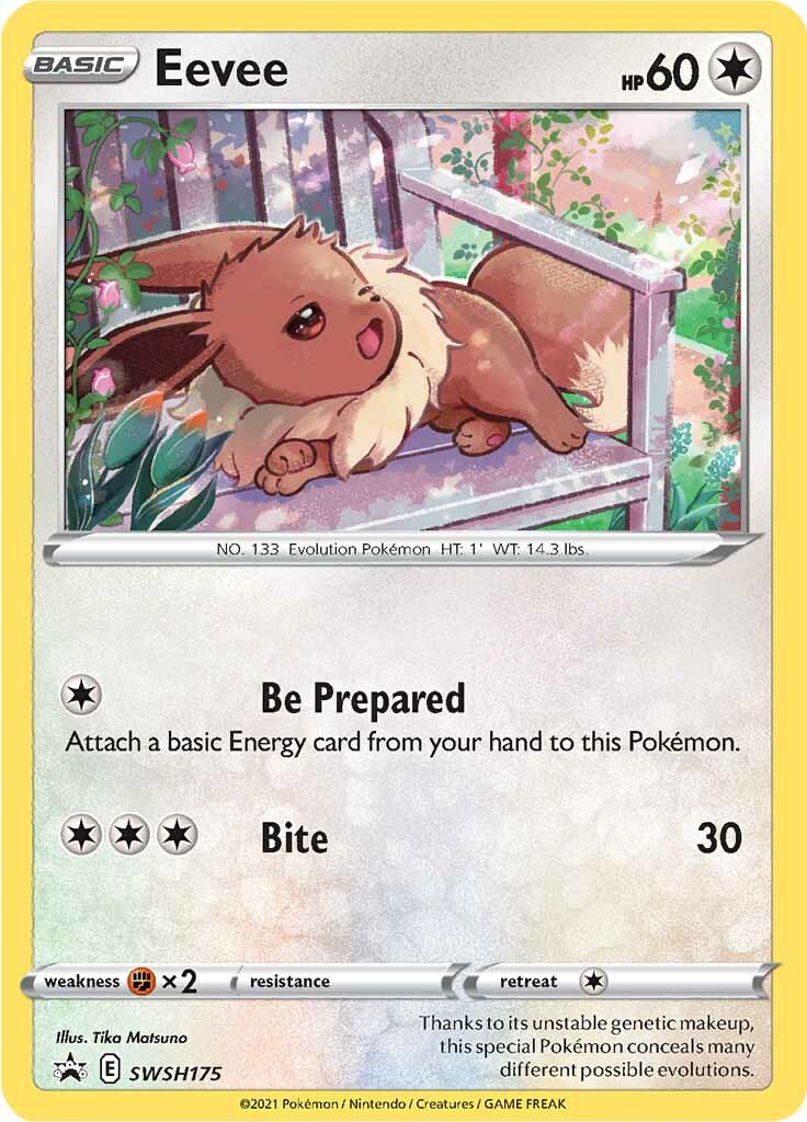 Eevee (SWSH175) [Sword & Shield: Black Star Promos] | Good Games Morley