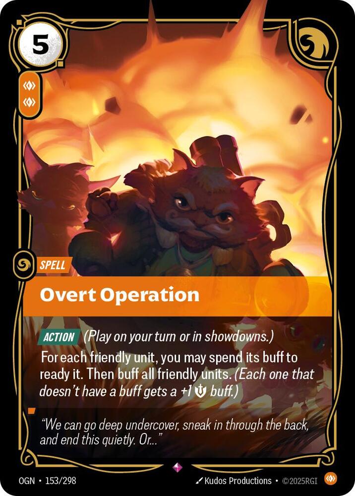 Overt Operation 153/298 (Origins)  - Foil | Good Games Morley