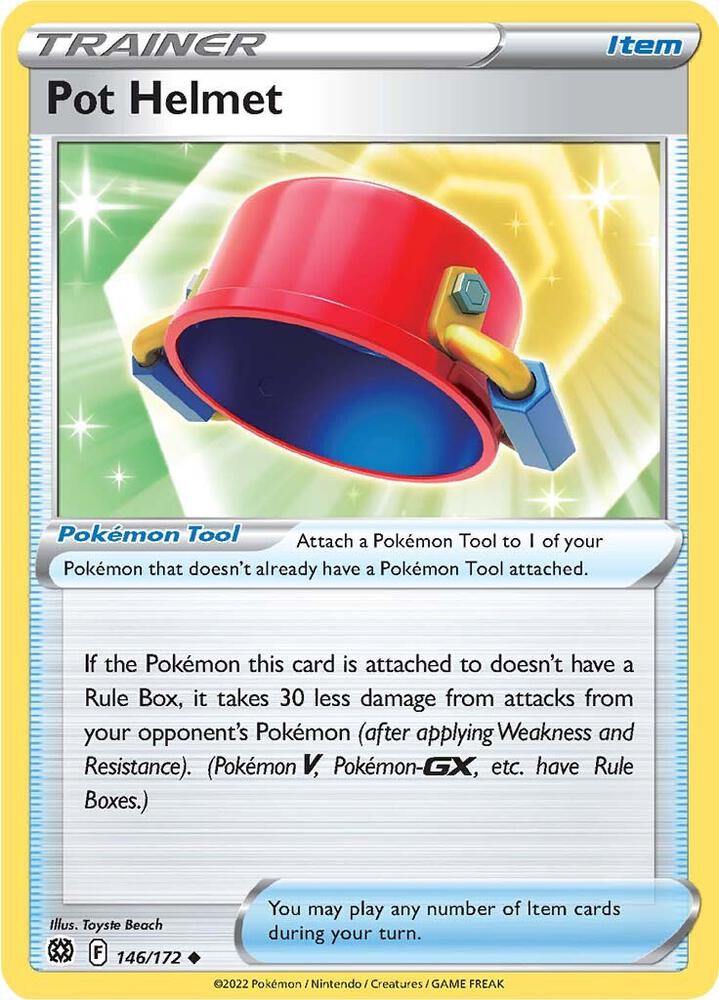 Pot Helmet 146/172 (SWSH09: Brilliant Stars)  | Good Games Morley