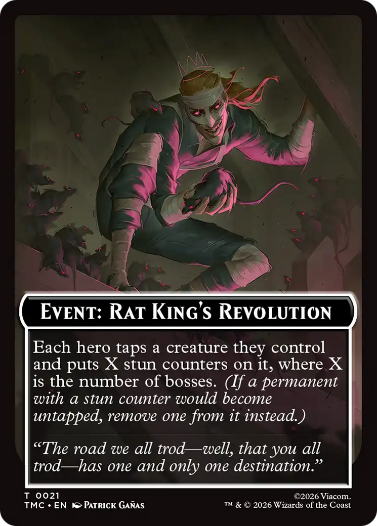 Event: Rat King's Revolution [Teenage Mutant Ninja Turtles Commander Tokens] | Good Games Morley