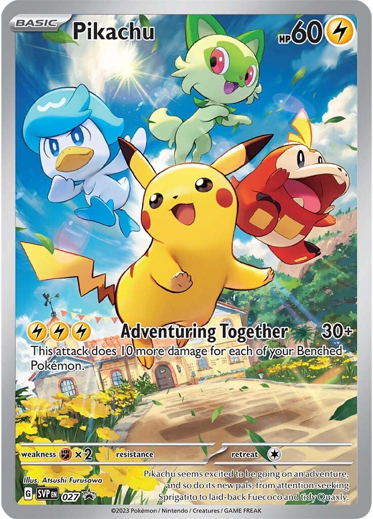 Pikachu (027) [Scarlet & Violet: Black Star Promos] | Good Games Morley