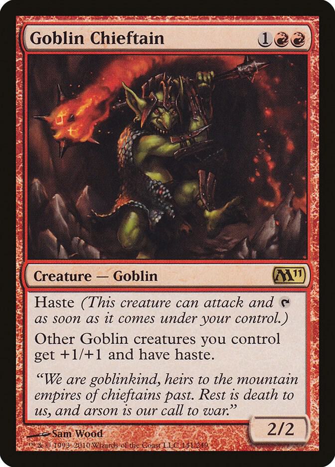 Goblin Chieftain 141/249 (Magic 2011 (M11))  | Good Games Morley