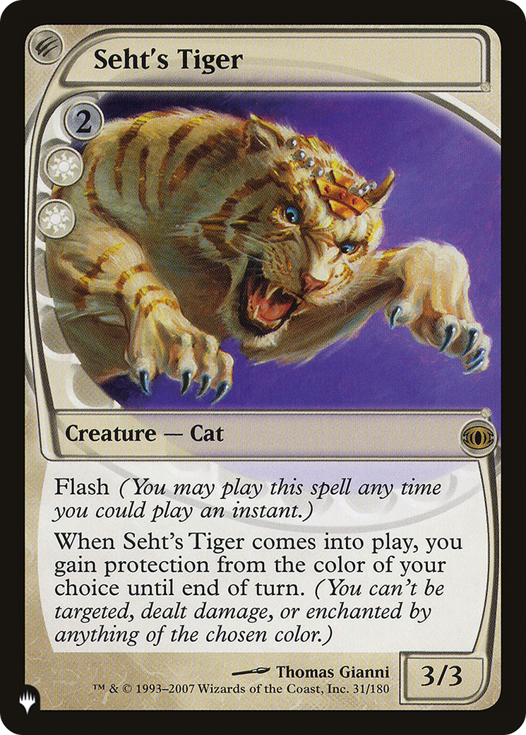 Seht's Tiger [The List] | Good Games Morley
