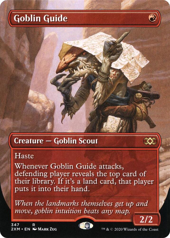 Goblin Guide 347/332 (Double Masters)  - Borderless | Good Games Morley