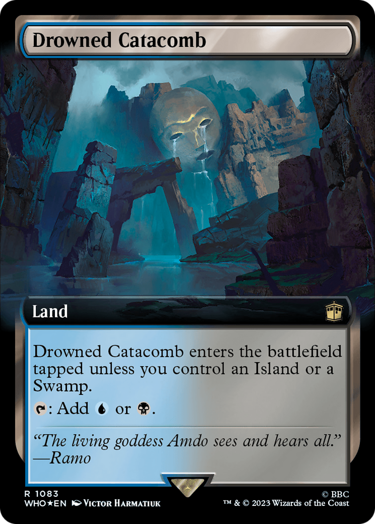 Drowned Catacomb (Extended Art) (Surge Foil) [Doctor Who] | Good Games Morley