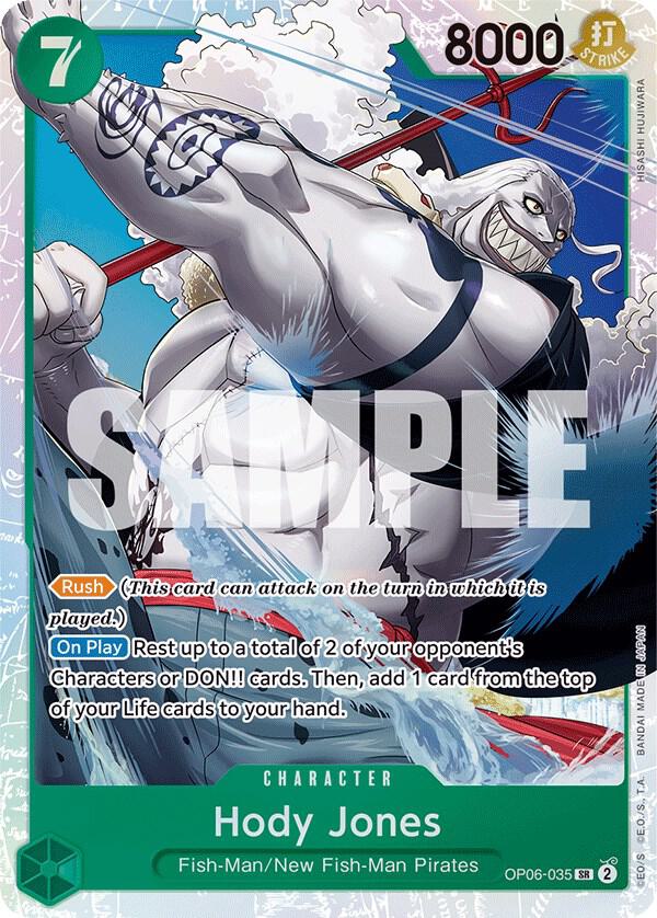 Hody Jones OP06-035 (Wings of the Captain)  - Foil | Good Games Morley