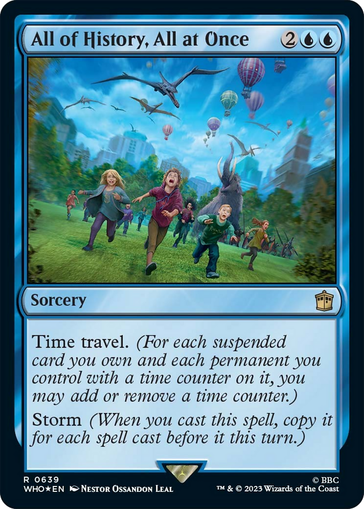 All of History, All at Once (Surge Foil) [Doctor Who] | Good Games Morley