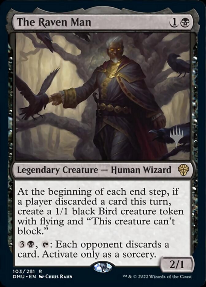 The Raven Man (Promo Pack) [Dominaria United Promos] | Good Games Morley