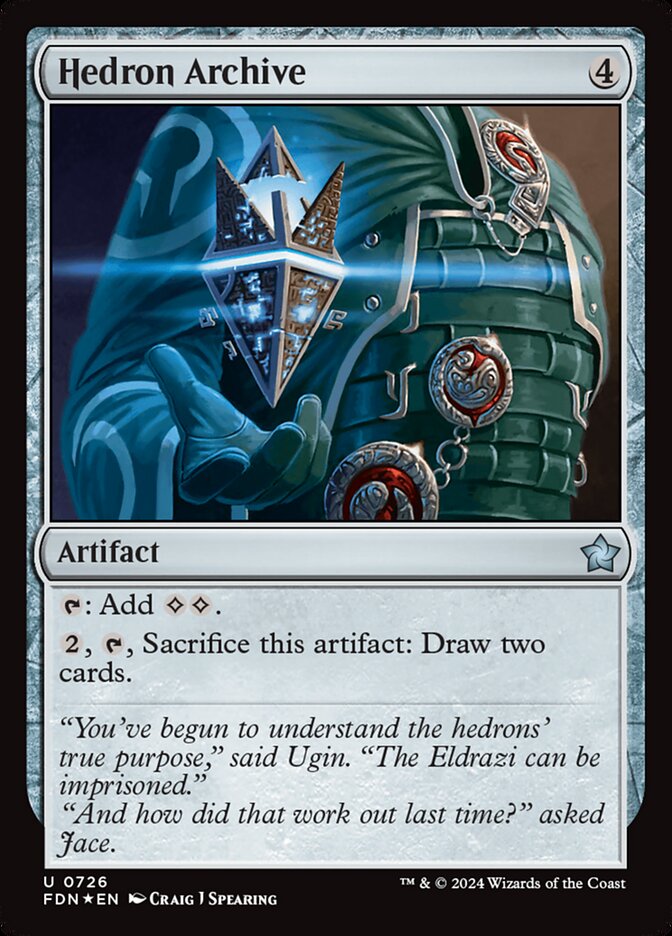 Hedron Archive 726/291 (Foundations)  - Foil | Good Games Morley