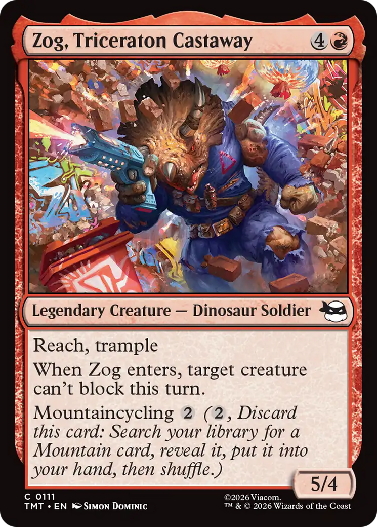 Zog, Triceraton Castaway [Teenage Mutant Ninja Turtles] | Good Games Morley