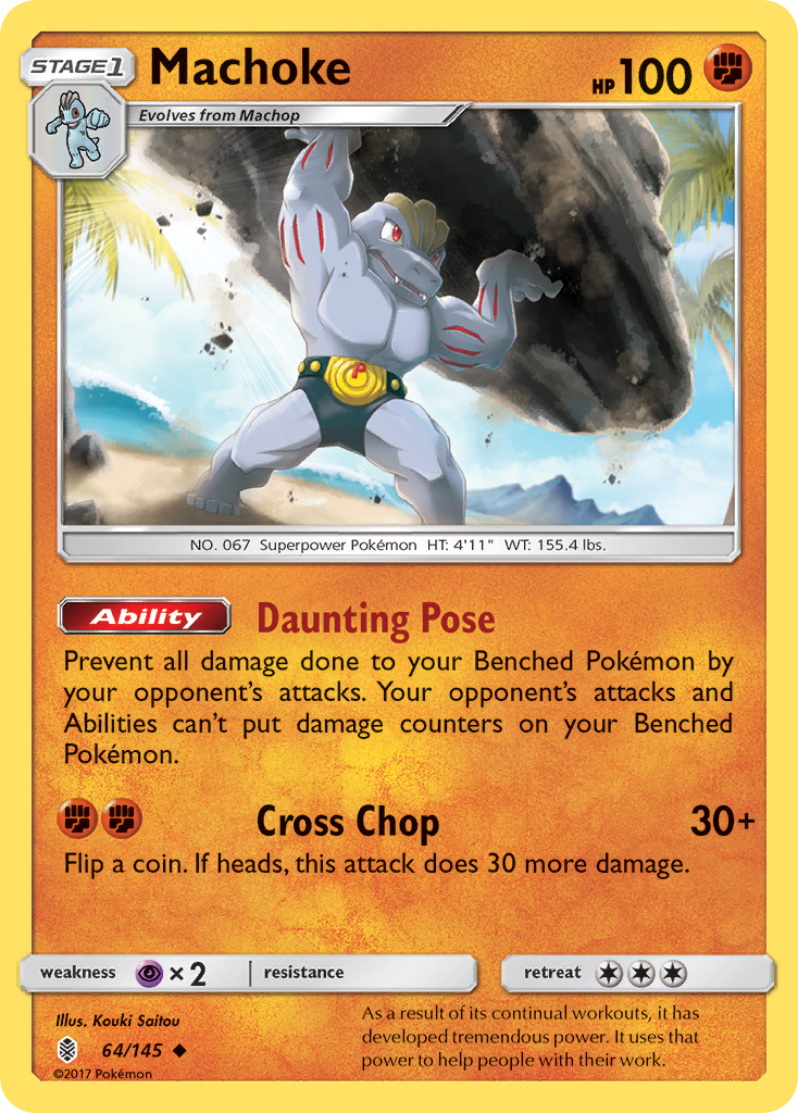 Machoke (64/145) [Sun & Moon: Guardians Rising] | Good Games Morley