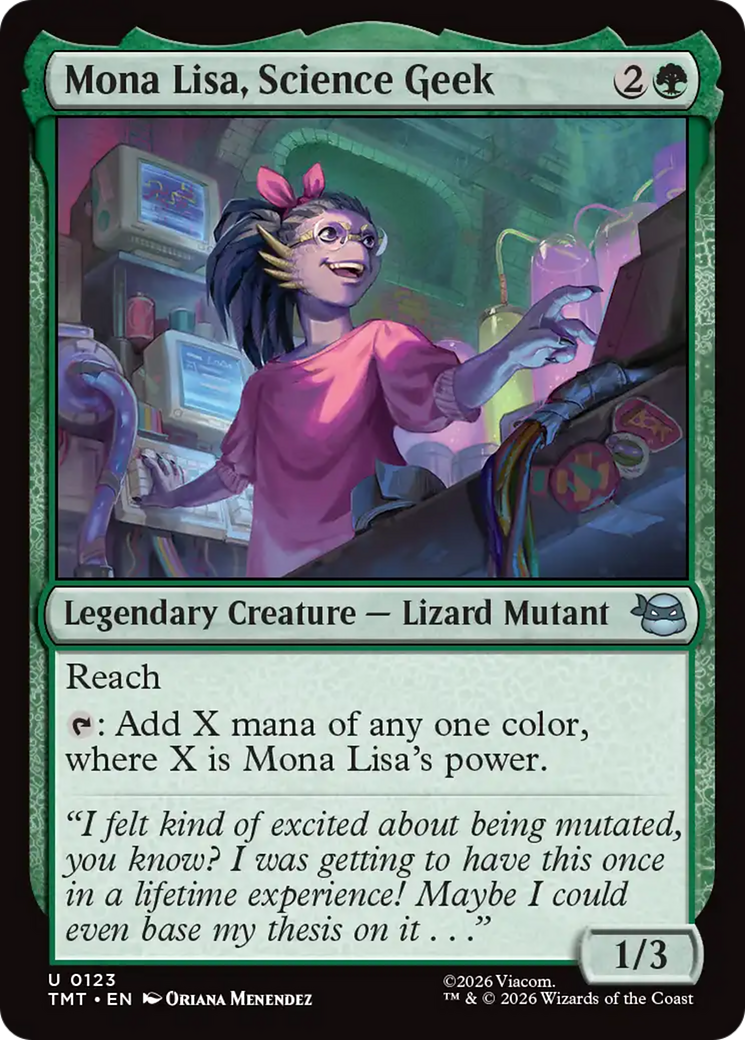 Mona Lisa, Science Geek [Teenage Mutant Ninja Turtles] | Good Games Morley