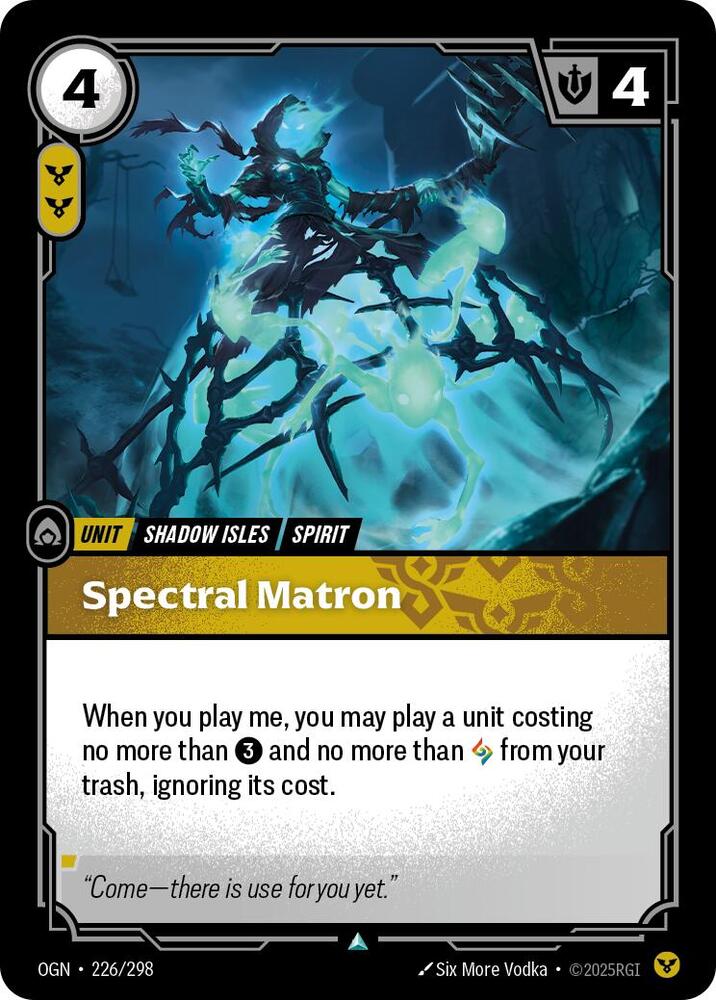 Spectral Matron 226/298 (Origins)  | Good Games Morley