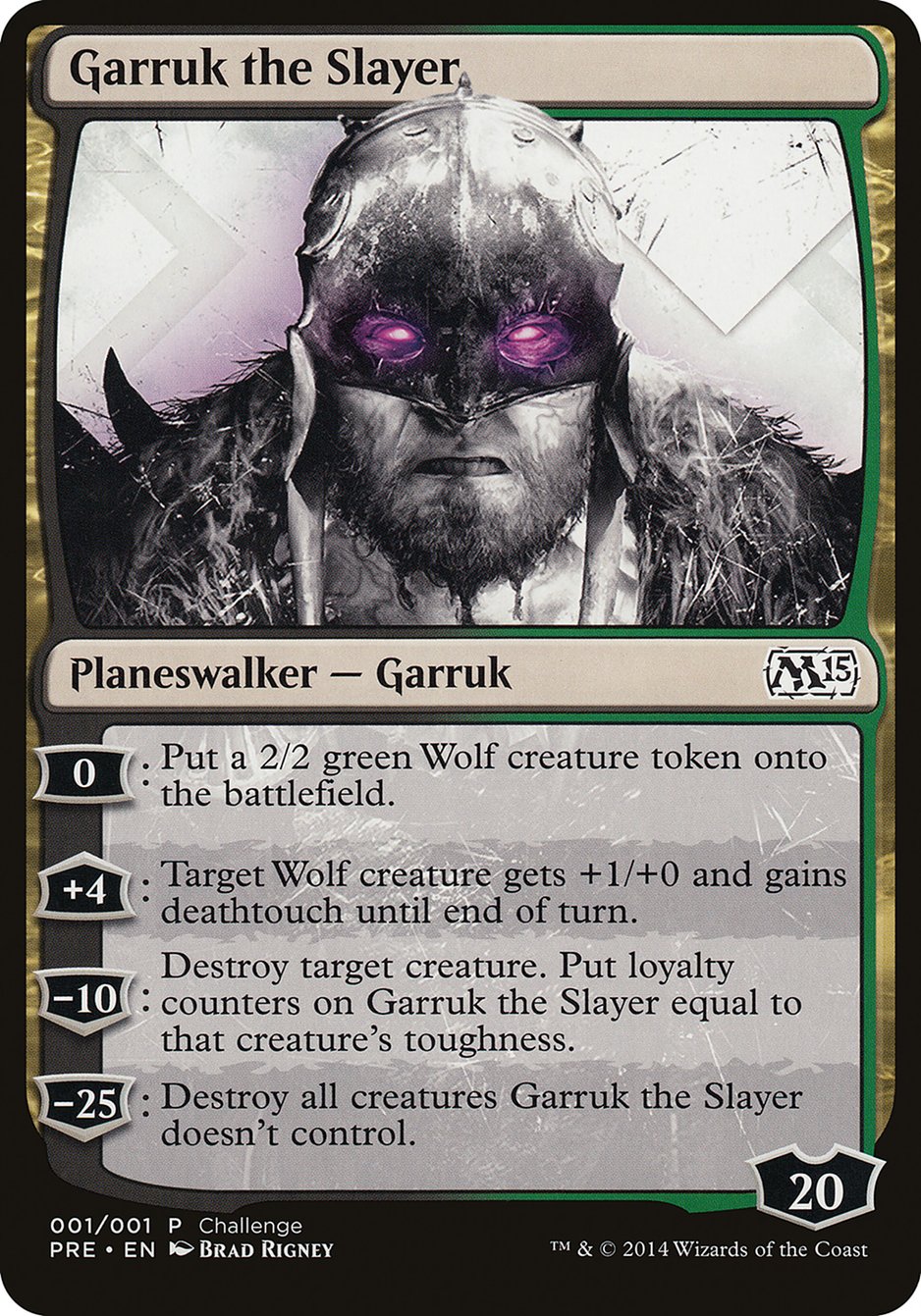 Garruk the Slayer (Prerelease Challenge) [Magic 2015 Prerelease Promos] | Good Games Morley