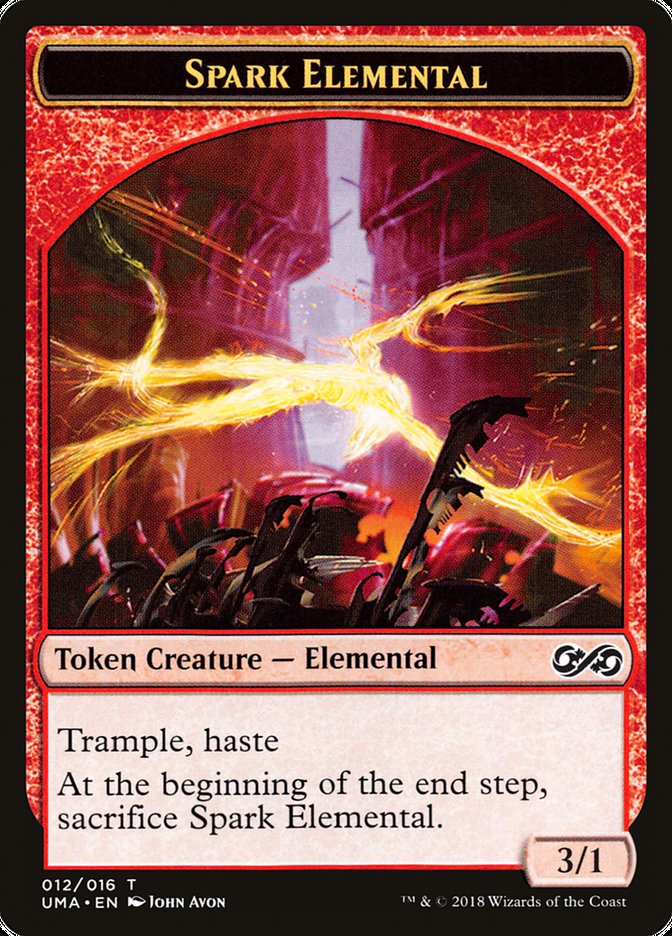 Spark Elemental Token [Ultimate Masters Tokens] | Good Games Morley