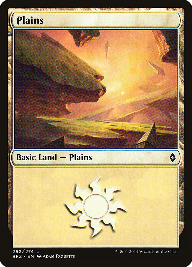 Plains (252) [Battle for Zendikar] | Good Games Morley