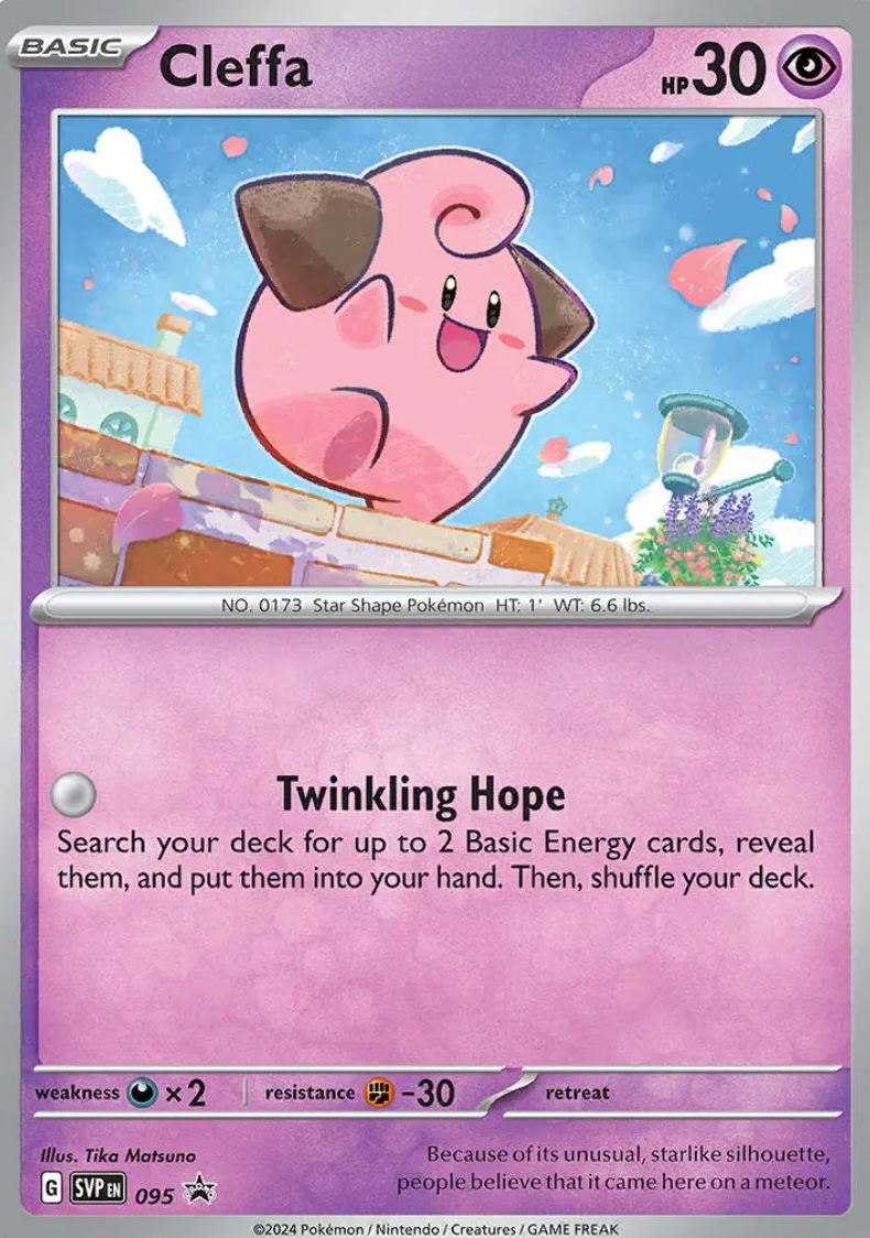 Cleffa (095) [Scarlet & Violet: Black Star Promos] | Good Games Morley
