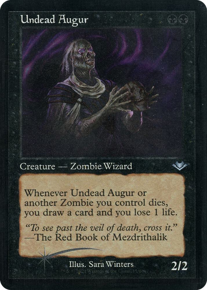 Undead Augur 15 (Modern Horizons)  - Retro Etched Foil | Good Games Morley