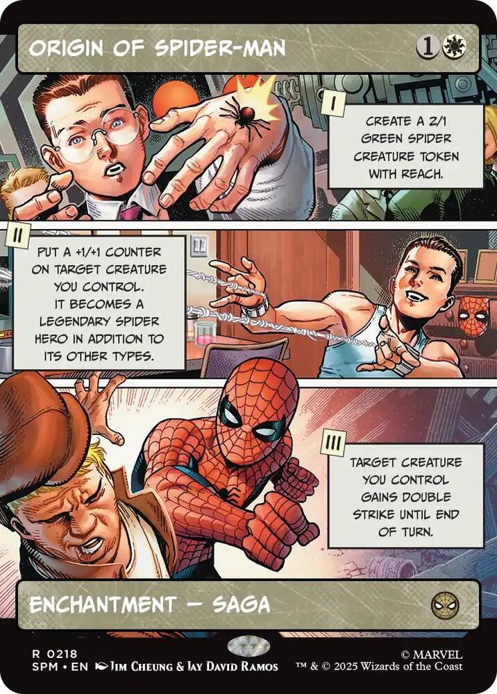 Origin of Spider-Man 218/198 (Marvel's Spider-Man)  - Showcase | Good Games Morley