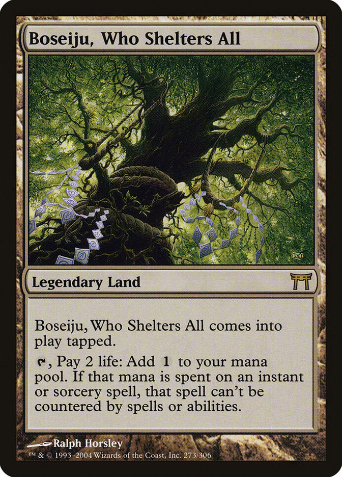 Boseiju, Who Shelters All 273/306 (Champions of Kamigawa)  | Good Games Morley