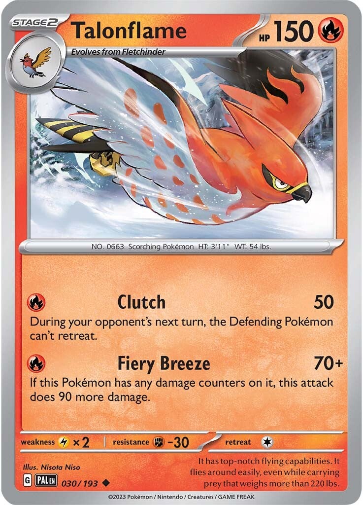 Talonflame (030/193) [Scarlet & Violet: Paldea Evolved] | Good Games Morley
