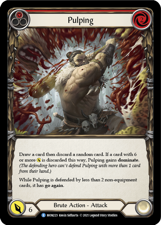 Pulping (Red) [MON223-RF] (Monarch)  1st Edition Rainbow Foil | Good Games Morley