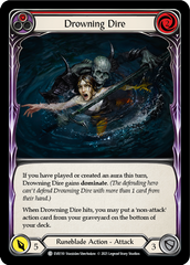 Drowning Dire (Red) [EVR110] (Everfest)  1st Edition Rainbow Foil | Good Games Morley