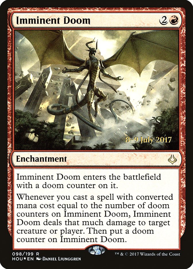 Imminent Doom [Hour of Devastation Prerelease Promos] | Good Games Morley