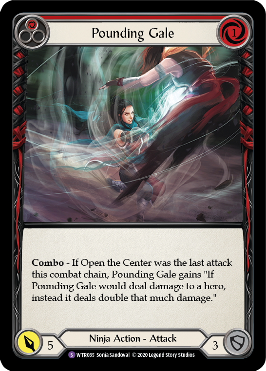 Pounding Gale [U-WTR085] (Welcome to Rathe Unlimited)  Unlimited Rainbow Foil | Good Games Morley