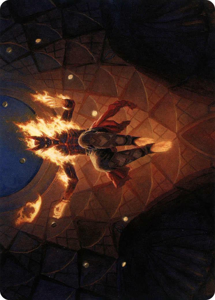 Yusri, Fortune's Flame Art Card [Modern Horizons 2 Art Series] | Good Games Morley