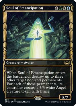 Soul of Emancipation Gilded Foil 399/281 (Streets of New Capenna)  - Foil | Good Games Morley