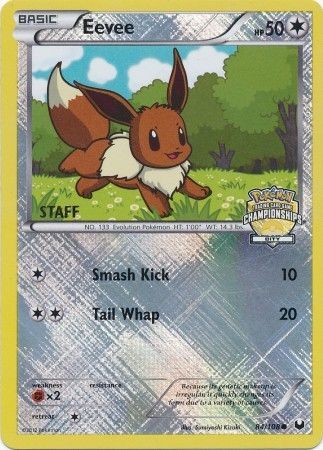 Eevee (84/108) (City Championship Staff) [League & Championship Cards] | Good Games Morley