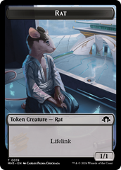 Eldrazi Spawn // Rat Double-Sided Token [Modern Horizons 3 Tokens] | Good Games Morley