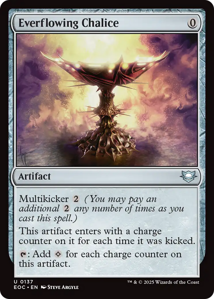 Everflowing Chalice [Edge of Eternities Commander] | Good Games Morley