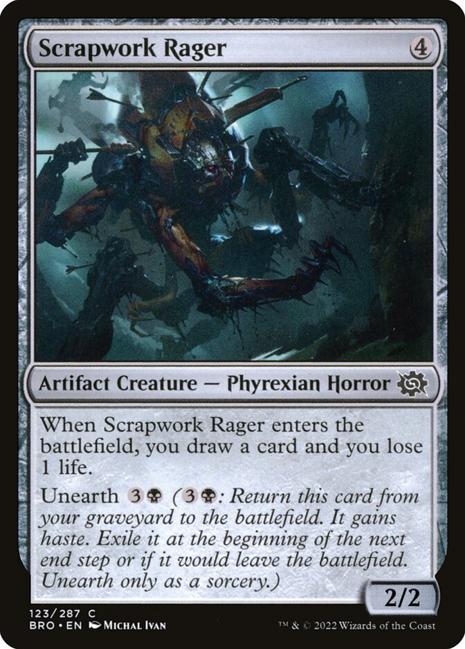 Scrapwork Rager 123/287 (The Brothers' War)  - Foil | Good Games Morley