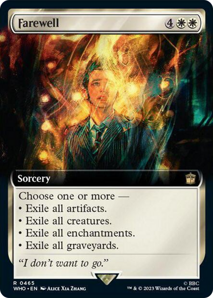 Farewell (Extended Art) [Doctor Who] | Good Games Morley