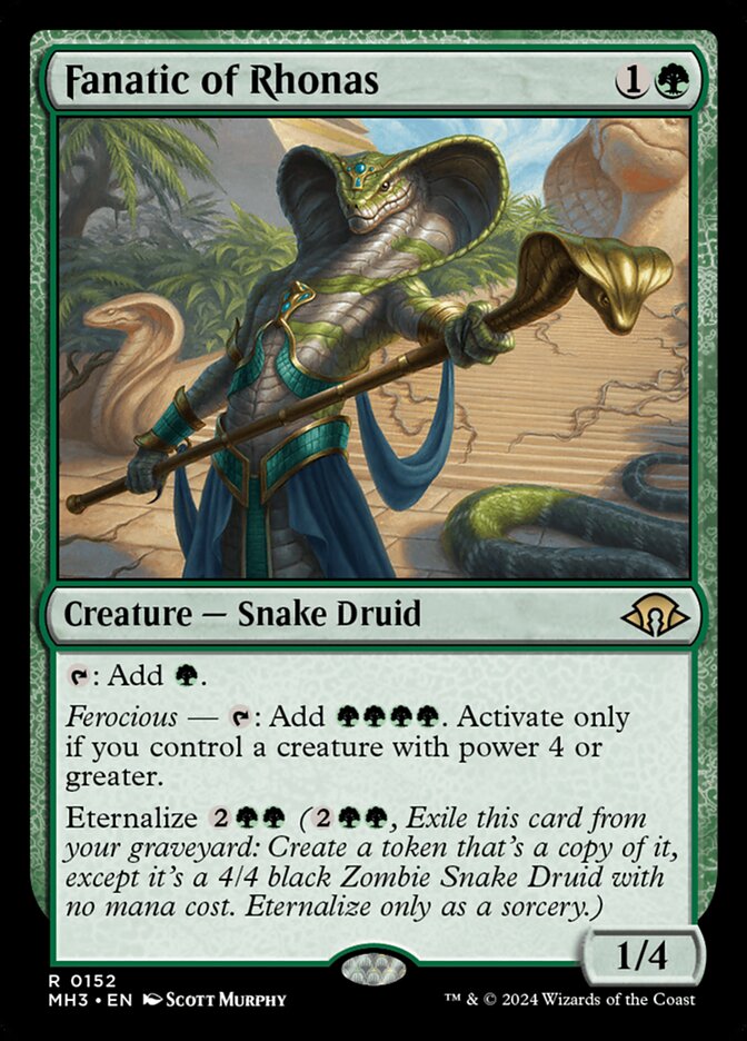 Fanatic of Rhonas 152 (Modern Horizons 3)  - Foil | Good Games Morley