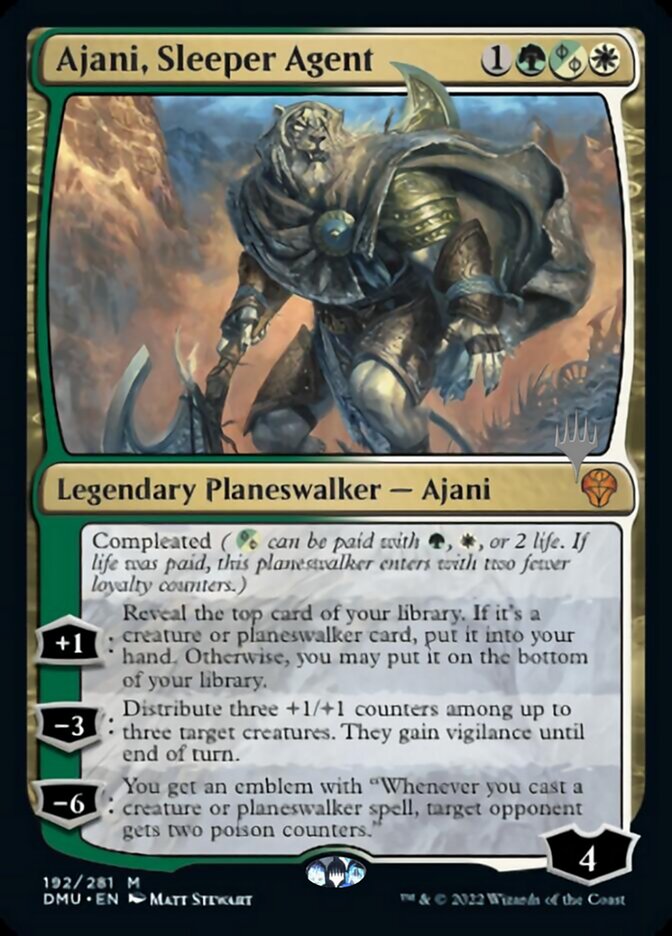 Ajani, Sleeper Agent (Promo Pack) [Dominaria United Promos] | Good Games Morley